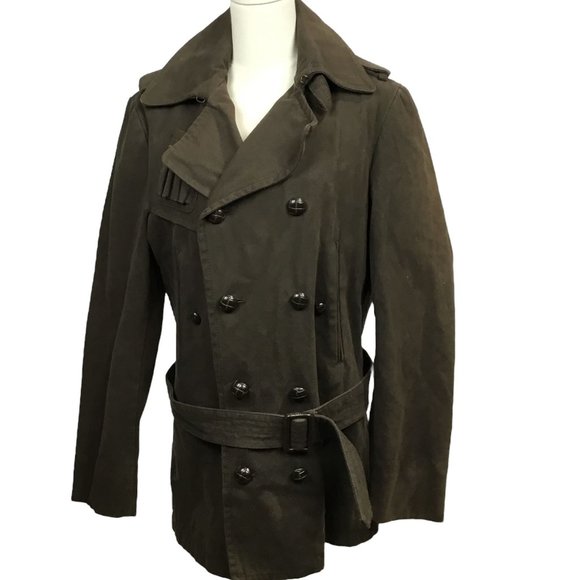 🖤🔥 H&M Military-Inspired Trench Coat 🔥 - Picture 1 of 4
